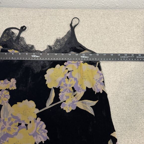 Band Of Gypsies Dress M Black Foral Burnout Velvet Lace Goth Vampy 90s Grunge - Picture 4 of 9